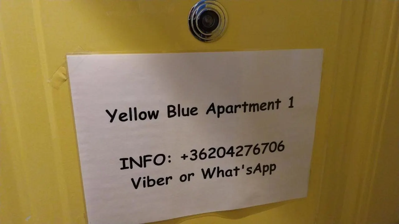 Yellow Blue Apartment Βουδαπέστη